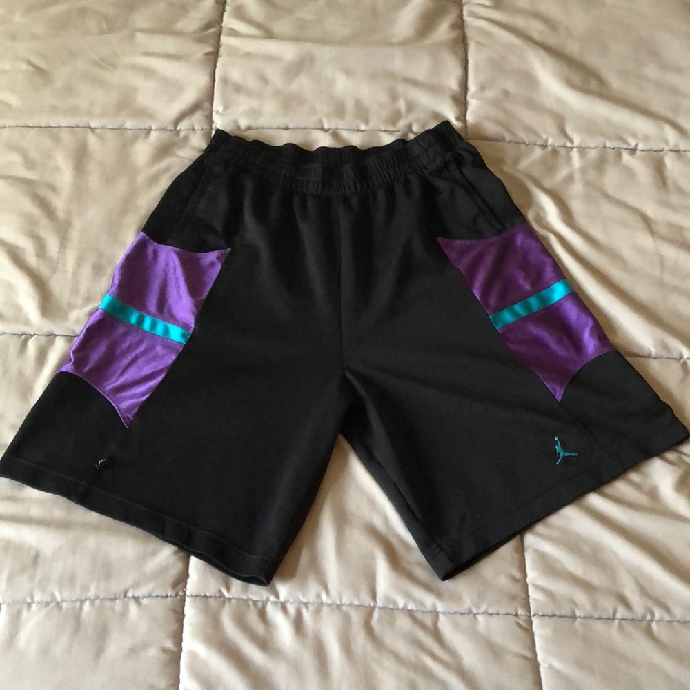 Mens Jordan Baksetball Shorts - Aqua/Teal/Blk